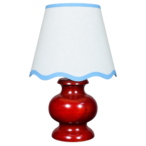 Burnished Wooden Vintage Pitcher Table Lamp